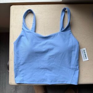 Old Navy Light Support PowerSoft Longline Sports Bra Top